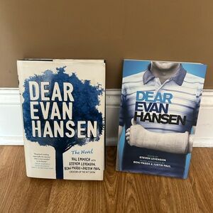 Dear Evan Hansen Hardcover book and script